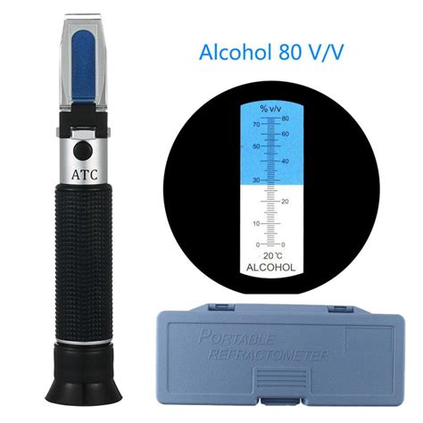 refractometer for alcohol|alcohol concentration tester in drink.